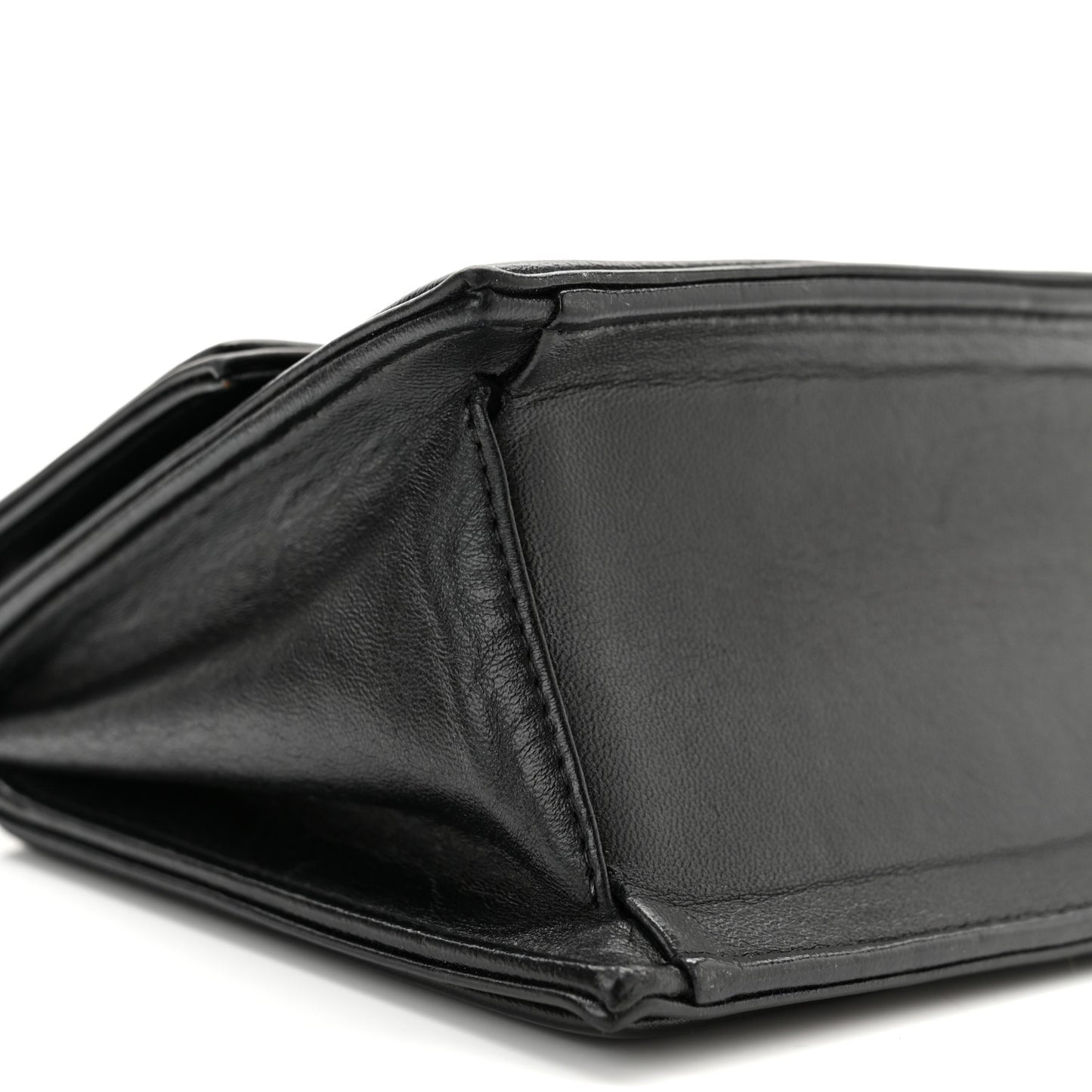 Lambskin Mademoiselle Flap Black