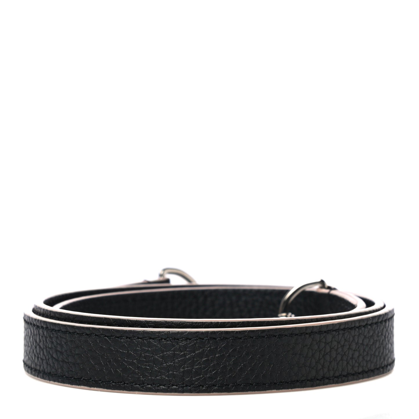 Calfskin Capucines BB Shoulder Strap Black Petale