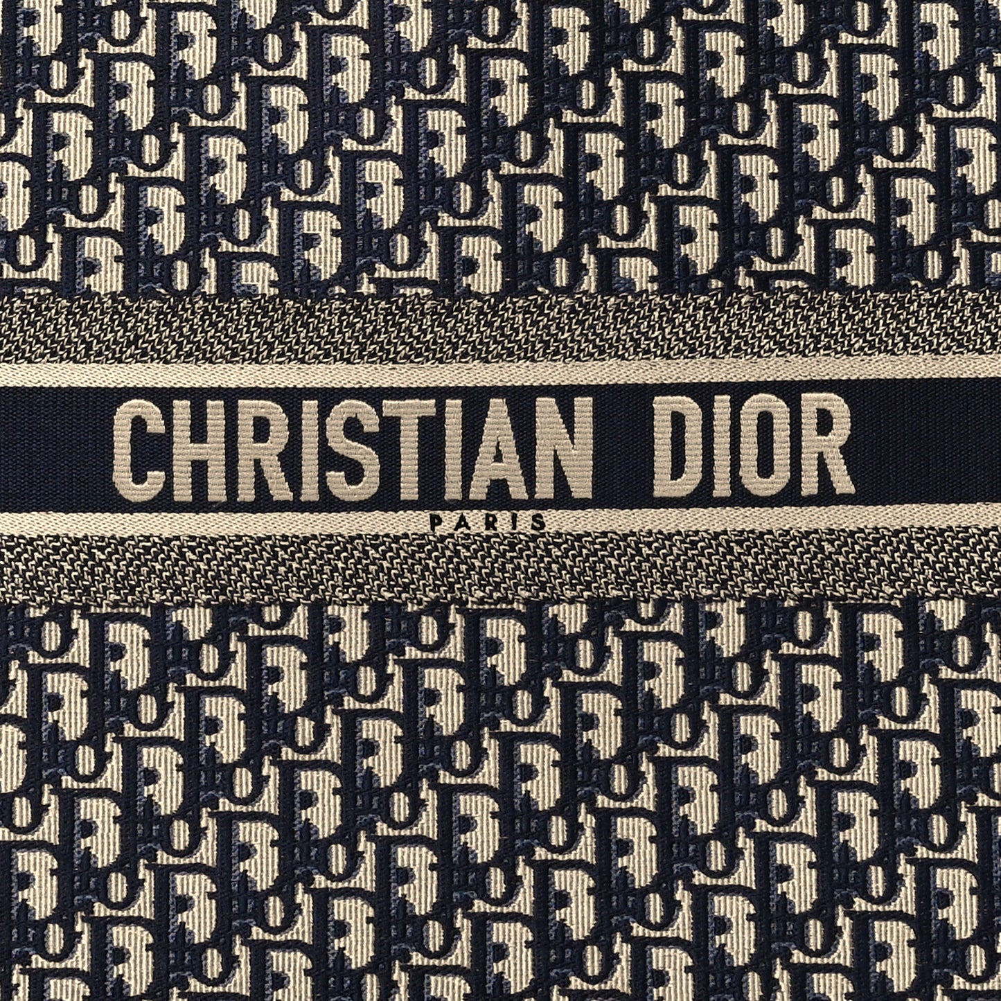 Oblique Large Book Tote Blue Multicolor