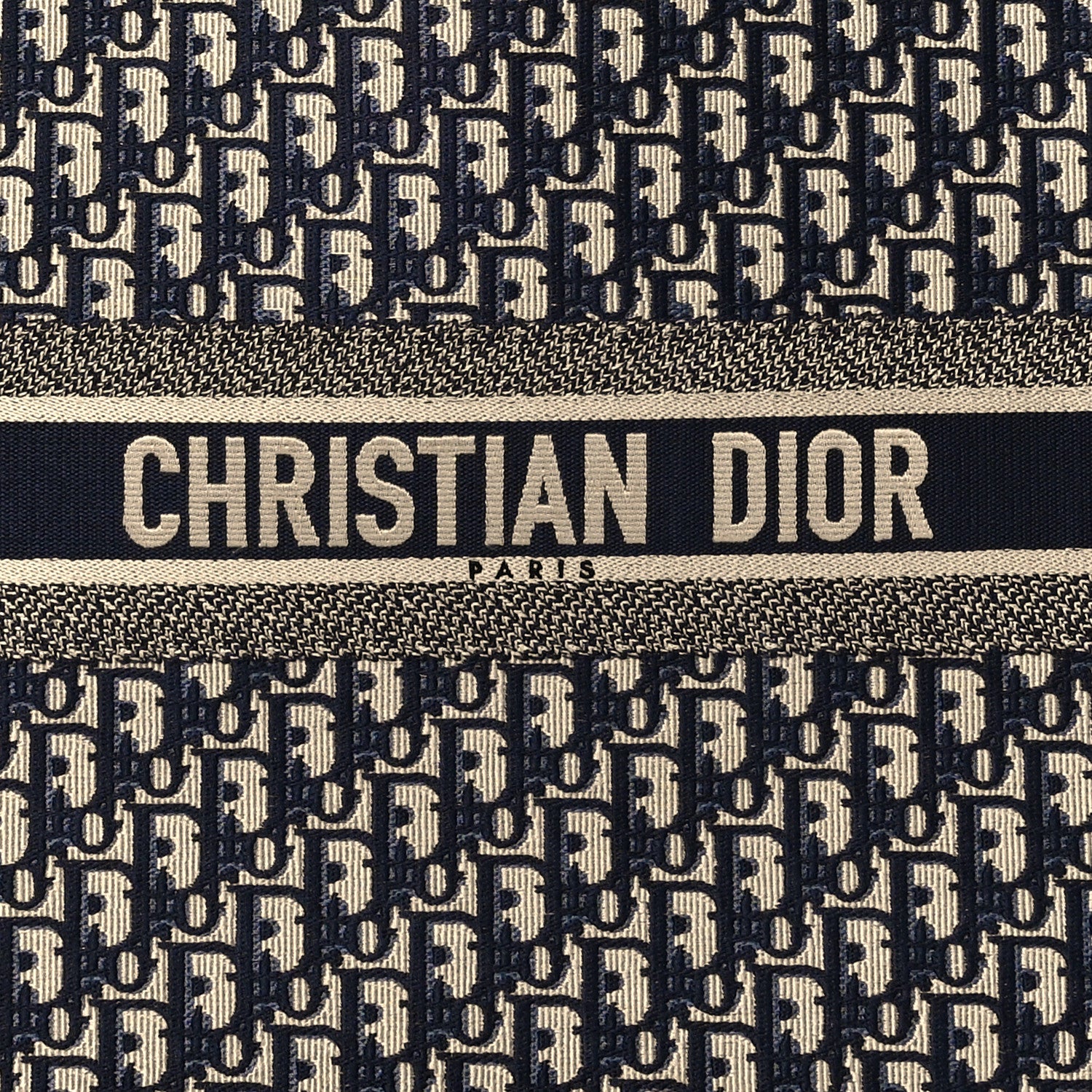 Christian Dior Oblique Large Book Tote Blue Multicolor 9 of 12