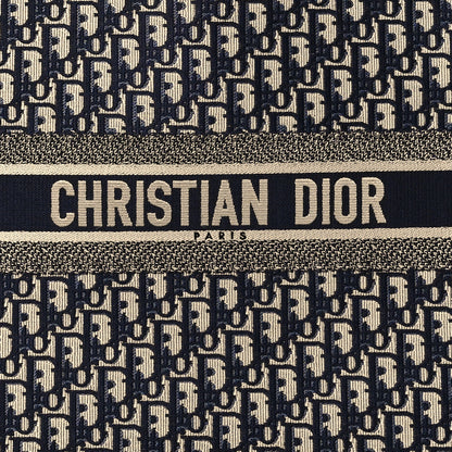 Christian Dior Oblique Large Book Tote Blue Multicolor 9 of 12