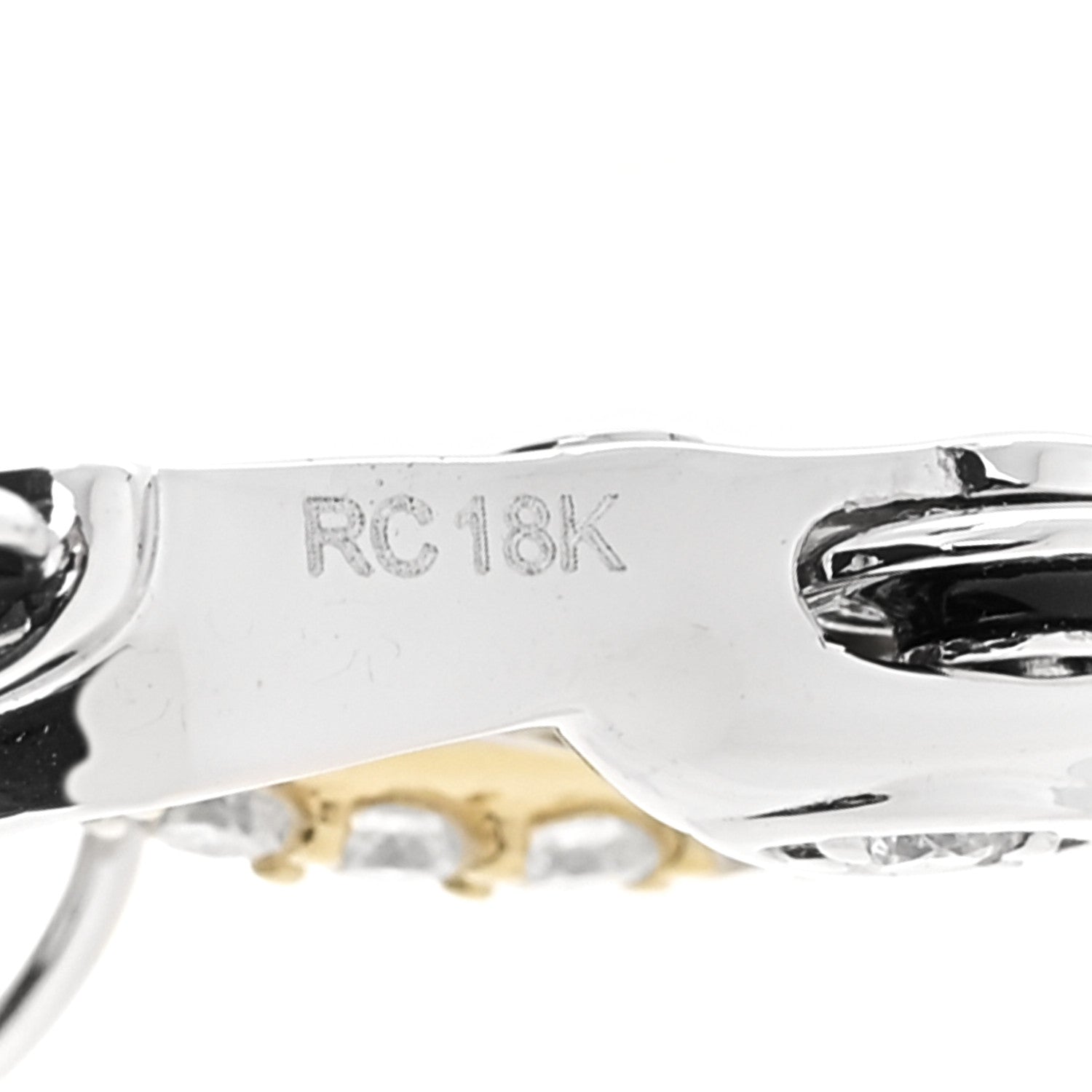 Roberto Coin 18K White Yellow Gold Diamond Scooter Pendant Necklace 6 of 6