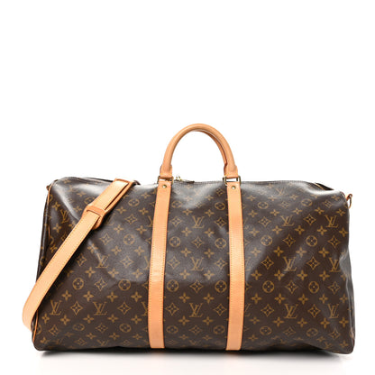 Louis Vuitton Monogram Keepall Bandouliere 55 1 of 12