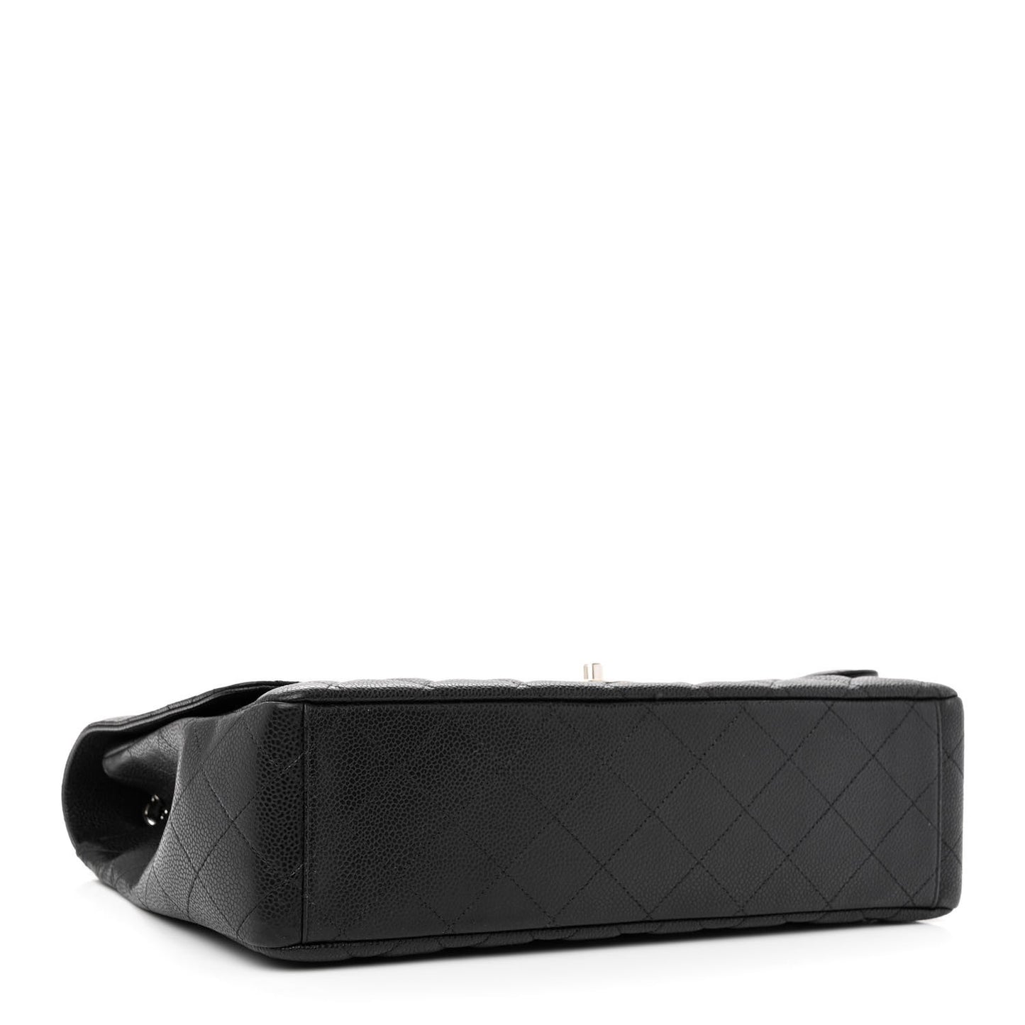 Caviar Quilted Maxi Single Flap Black