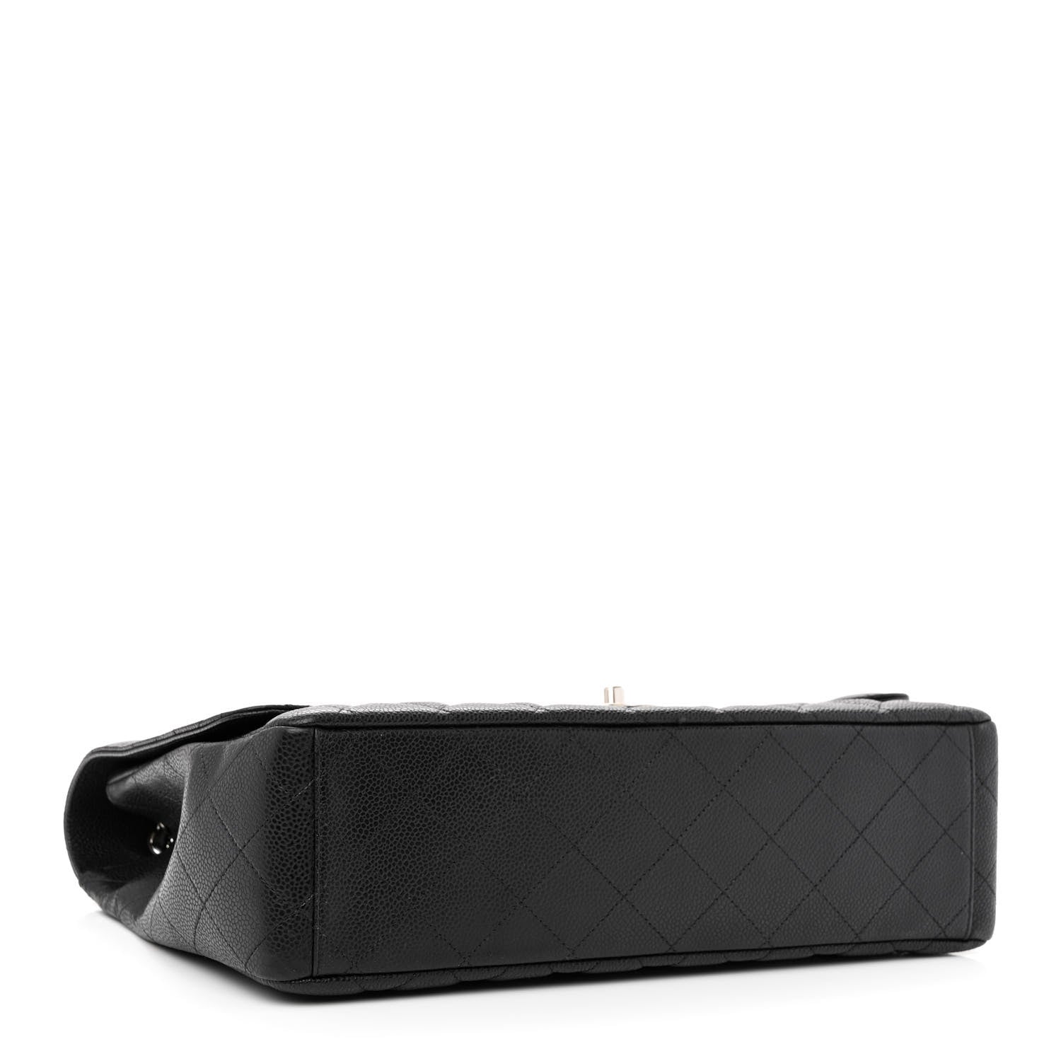 Chanel Caviar Quilted Maxi Single Flap Black 4 of 15