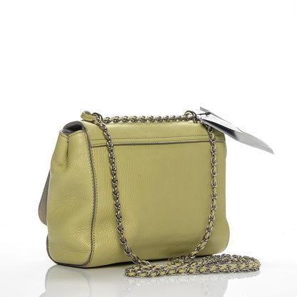 Mulberry Glossy Goatskin Small Lily Flap Pistachio 3 of 7