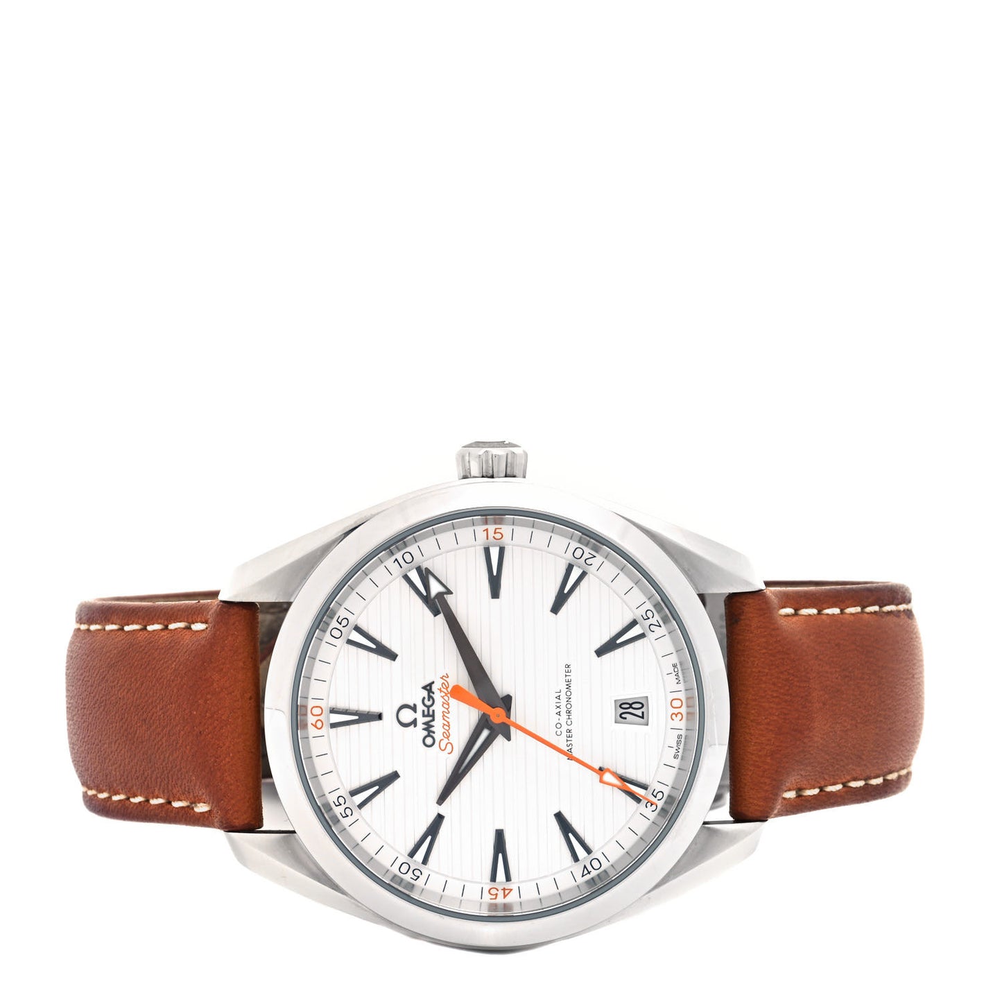 Stainless Steel Calfskin 41mm Seamaster Aqua Terra 150M Co-Axial Master Chronometer Automatic Watch 220.12.41.21.02.001