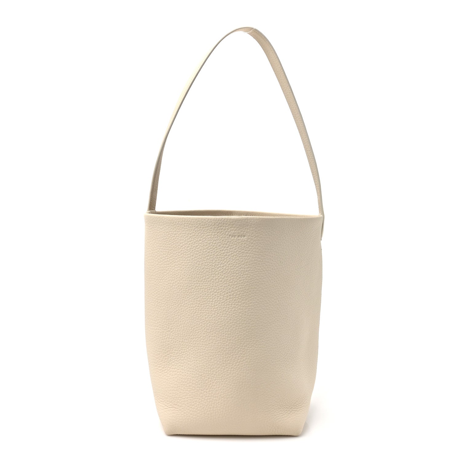 The Row Grained Calfskin Medium N/S Park Tote Ivory 1 of 11