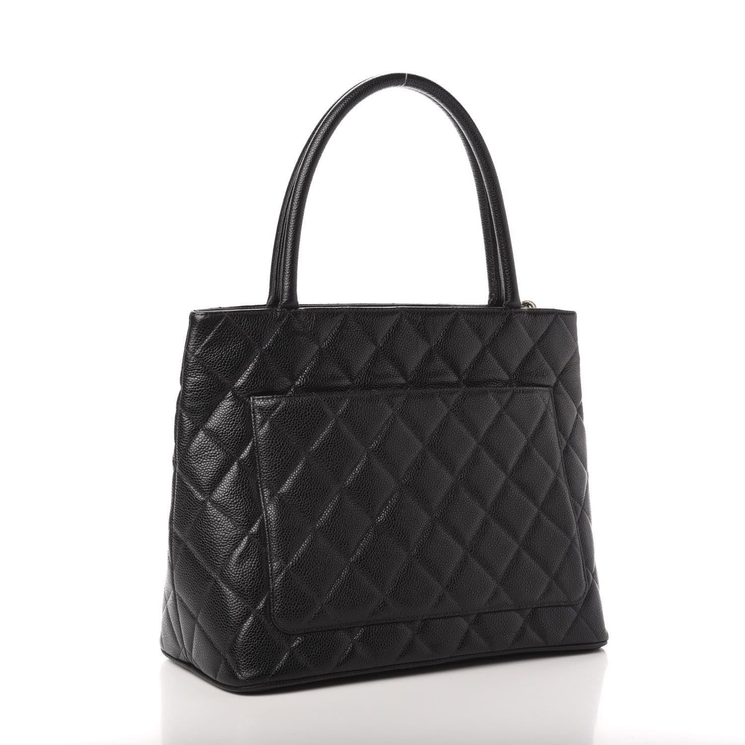 Chanel Caviar Quilted Medallion Tote Black 3 of 10
