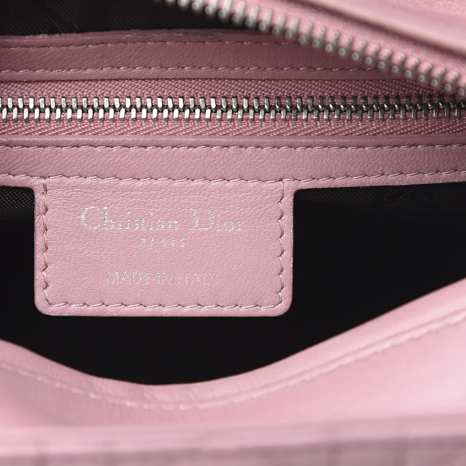 Christian Dior Lambskin Cannage Medium Lady Dior Pink 6 of 16
