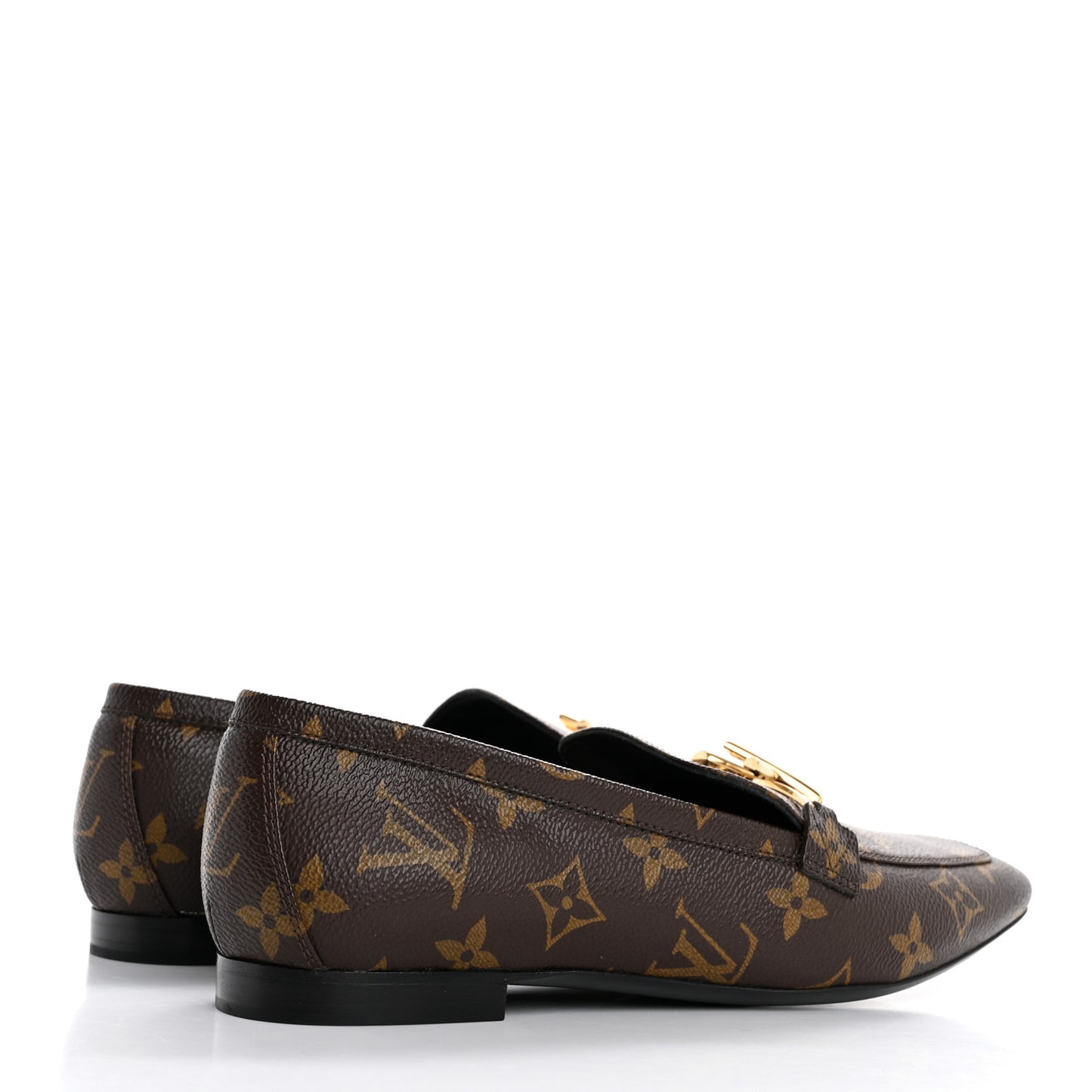 Monogram Upper Case Flat Loafer 38