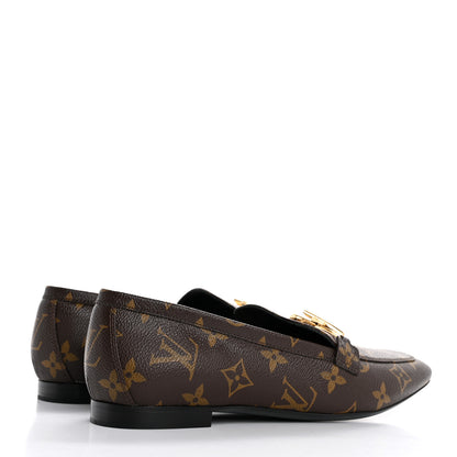Louis Vuitton Monogram Upper Case Flat Loafer 38 5 of 10