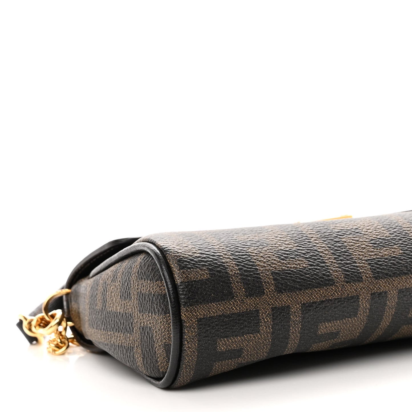 Zucca Spalmati Vitello Elite Flap Crossbody Bag Tobacco Marrone
