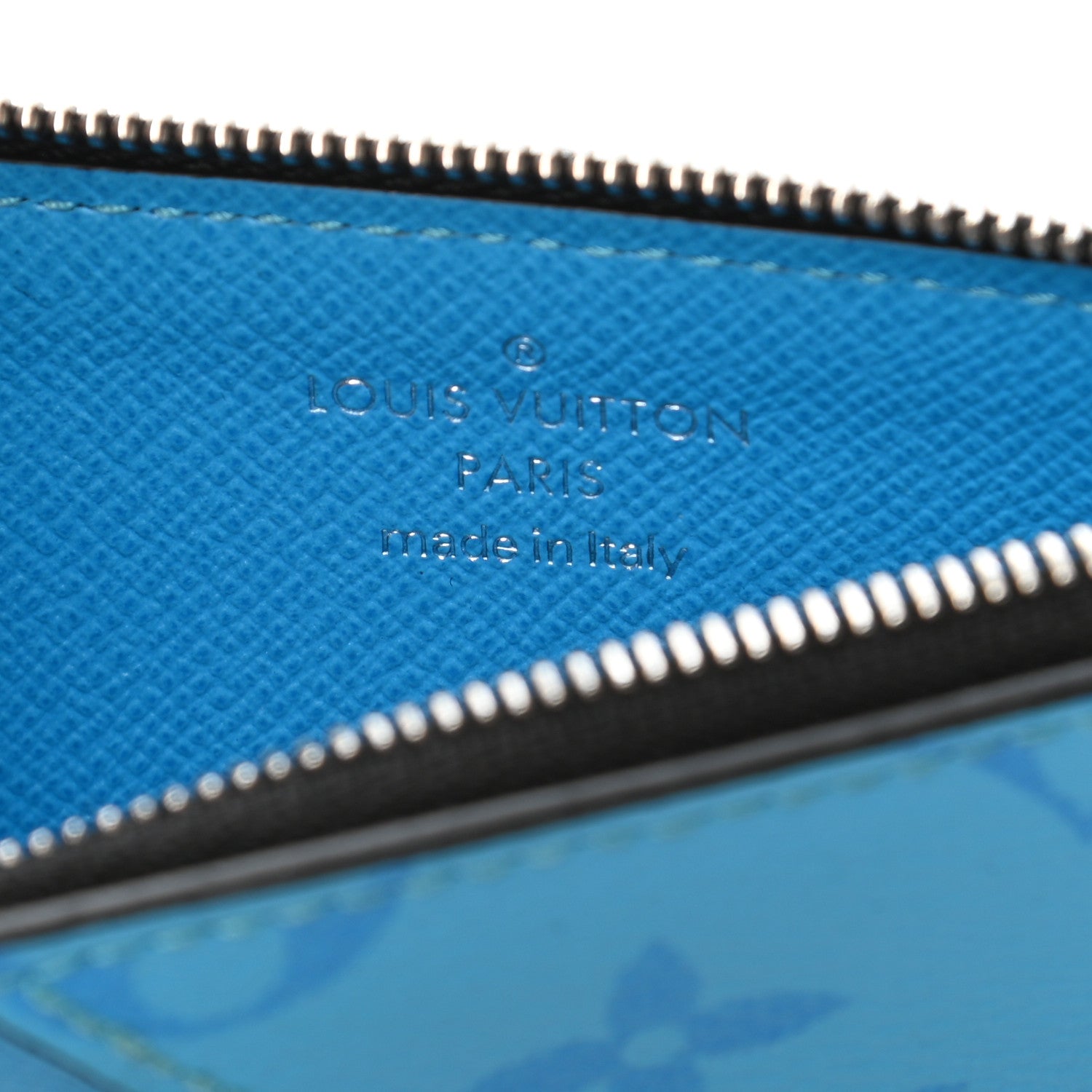 Louis Vuitton Taigarama Coin Card Holder Blue Lagoon 5 of 5