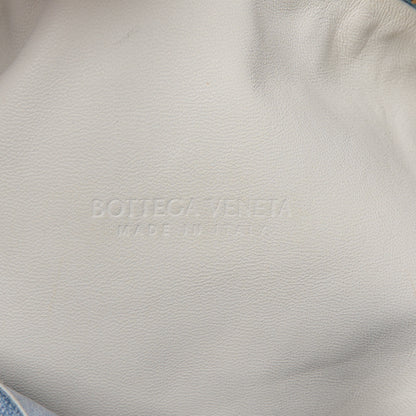 Bottega Veneta Nappa Denim Effect Intrecciato Teen Jodie Hobo Denim 6 of 11
