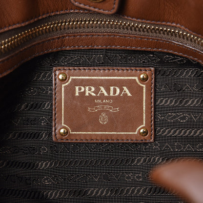 Prada Nappa Antique Bow Tote Bag Cocco 10 of 10