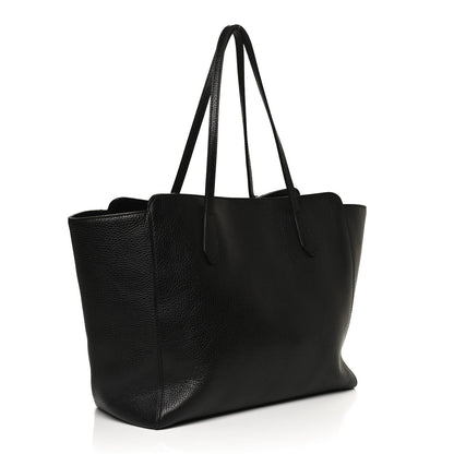 Gucci Pebbled Calfskin Medium Swing Tote Black 3 of 11