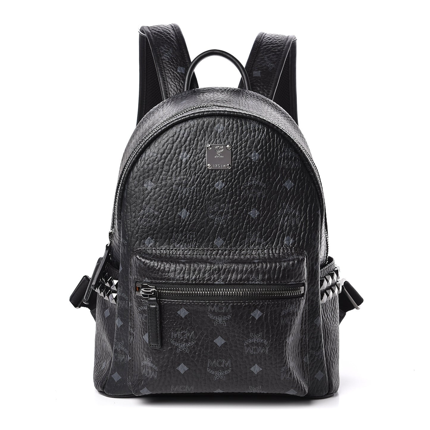 Visetos Small Side Stud Stark Backpack Black