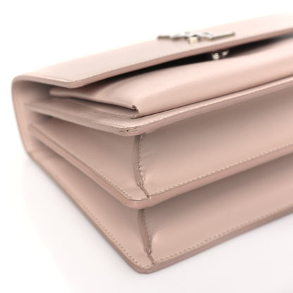 Saint Laurent Calfskin Medium Monogram Sunset Marble Pink 9 of 15