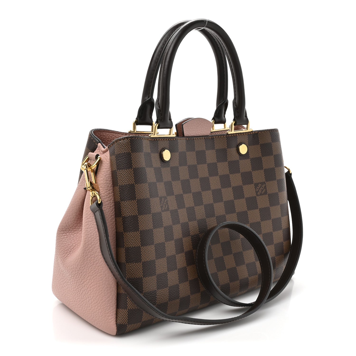 Louis Vuitton Damier Ebene Cuir Taurillon Brittany Magnolia 3 of 13