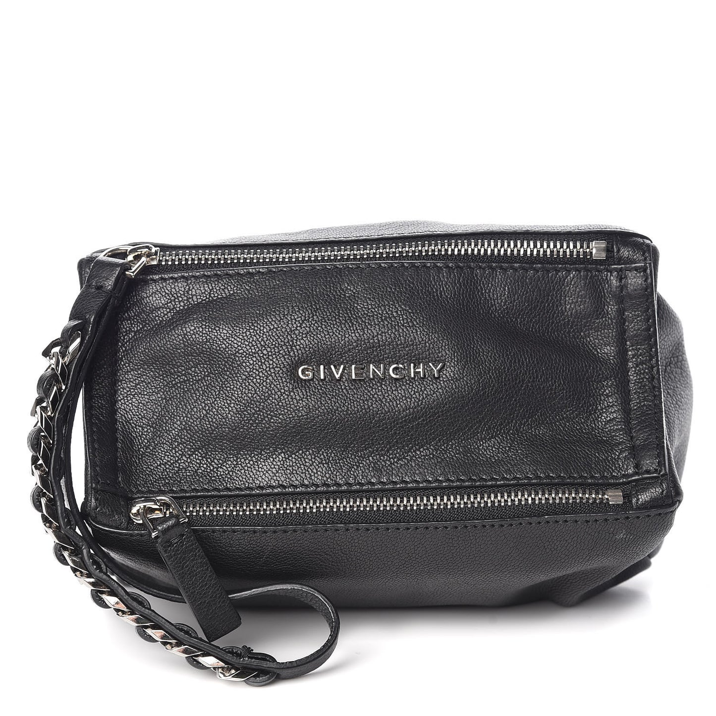 Sugar Goatskin Pandora Wristlet Black