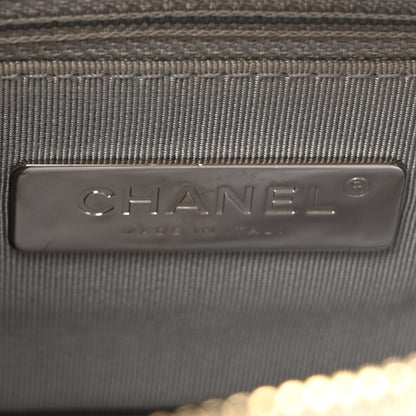 Chanel Metallic Aged Calfskin Quilted Small Gabrielle Hobo Silver 6 of 10