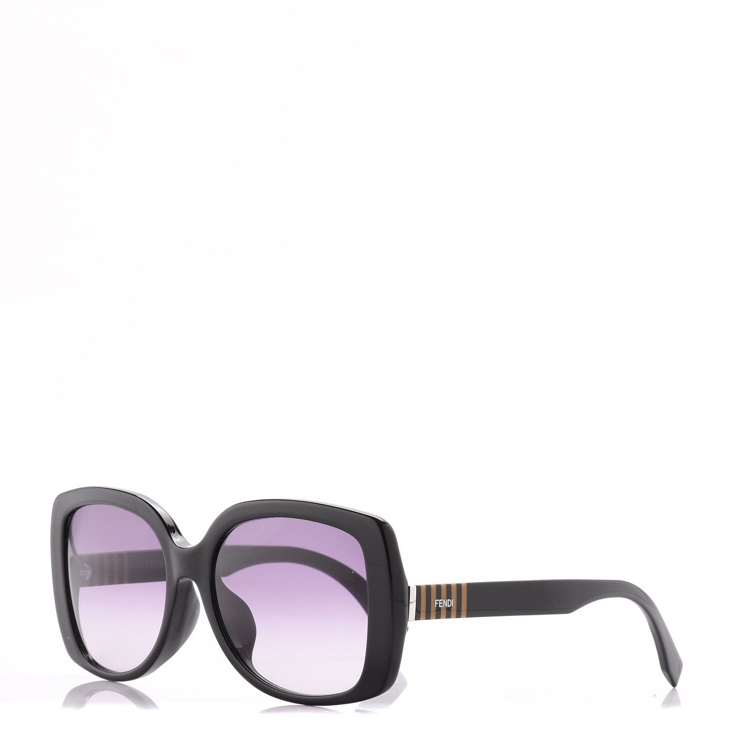 Fendi Oversized Square Sunglasses FF 0014/F/S Black 1 of 7