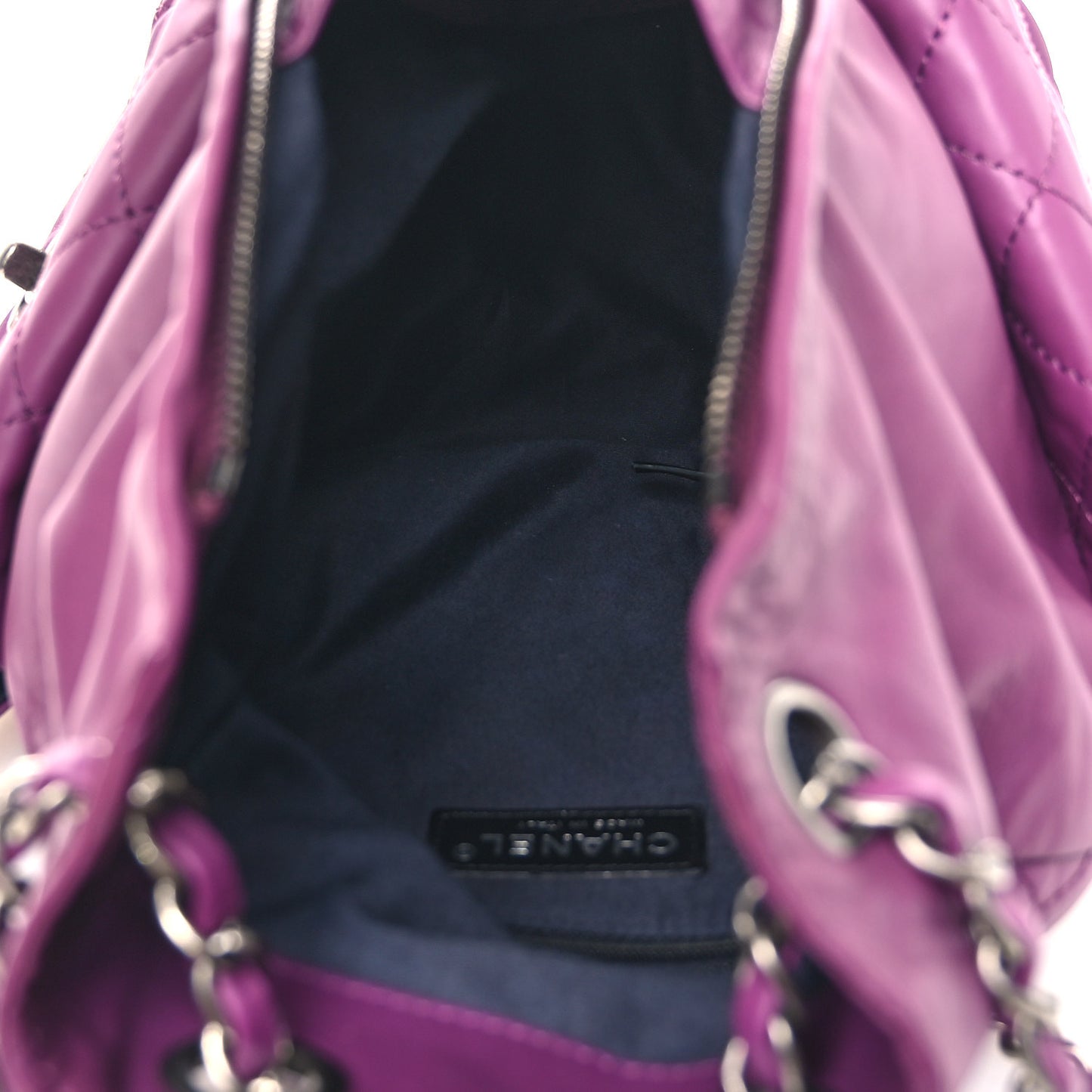 Calfskin Large Backpack Is Back Plum