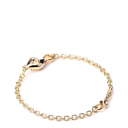 Bulgari 18K Yellow White Gold Fish Chain Bracelet 3 of 5