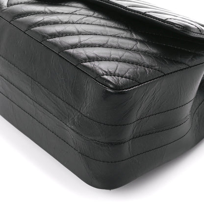 Chanel Aged Calfskin Chevron Quilted 2.55 Reissue 226 So Black 11 of 11