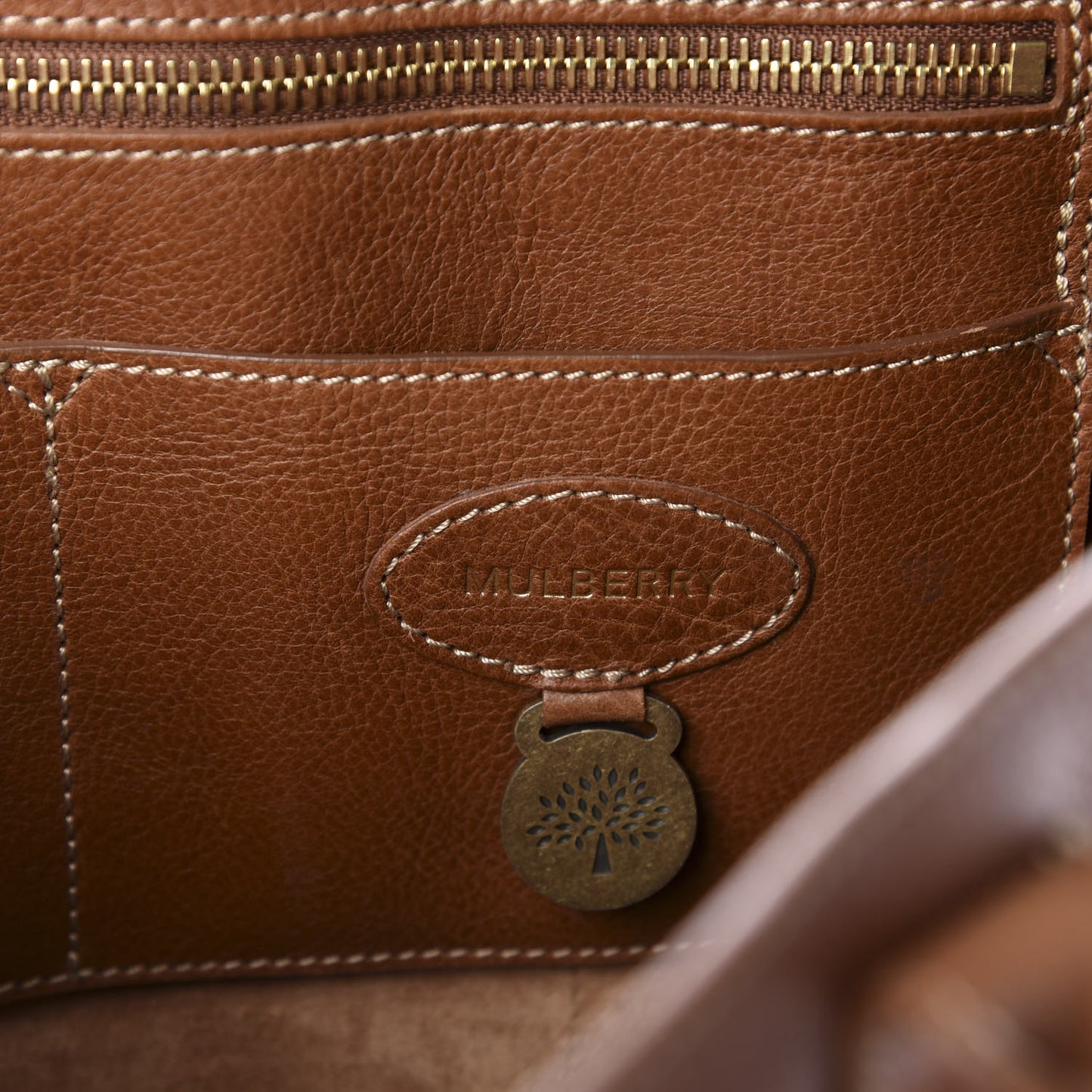 Natural Leather Bayswater Oak