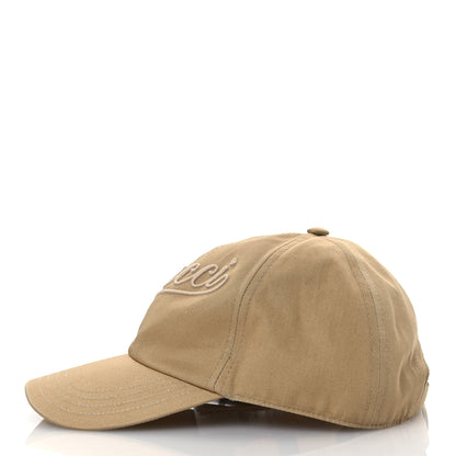 Gucci Cotton Logo Baseball Hat M Camel 4 of 11