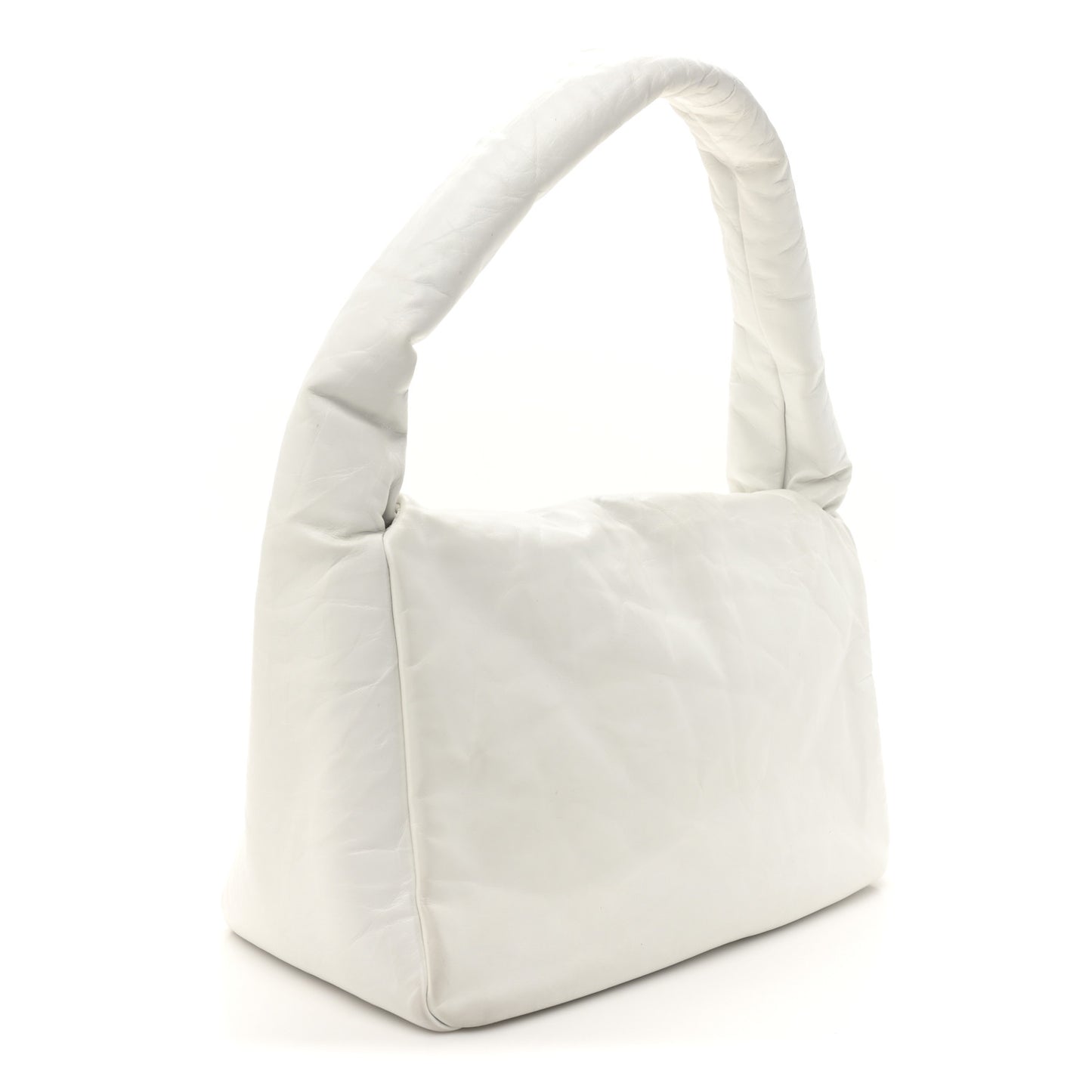 Calfskin Monaco Sling Shoulder Bag White