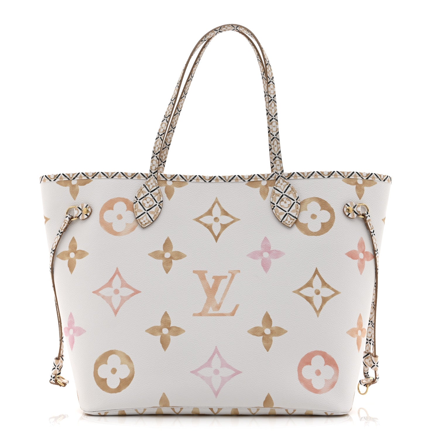 Louis Vuitton Monogram Giant By The Pool 2.0 Neverfull MM Beige 1 of 10