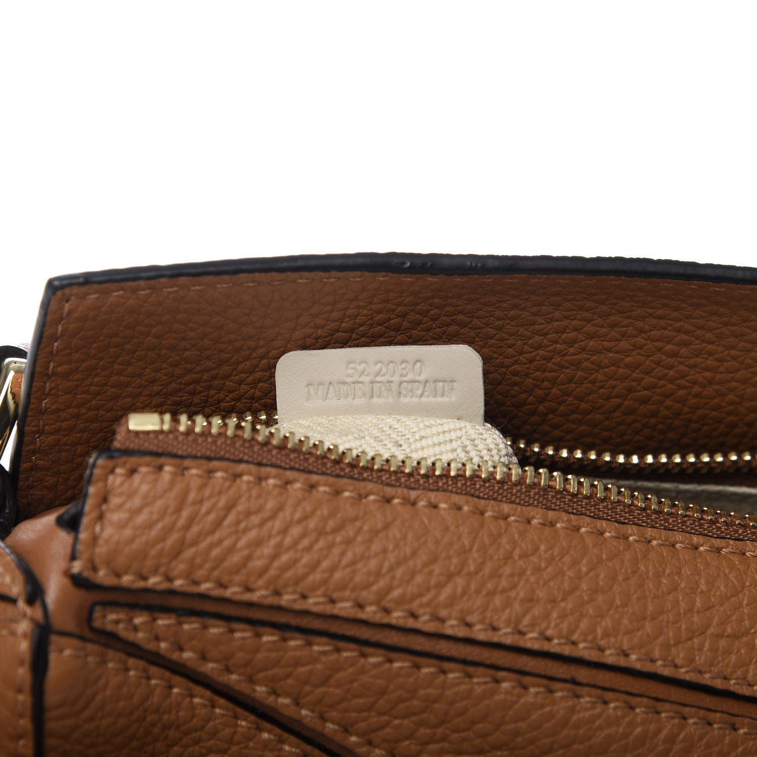 Loewe Calfskin Mini Puzzle Bag Tan 9 of 9