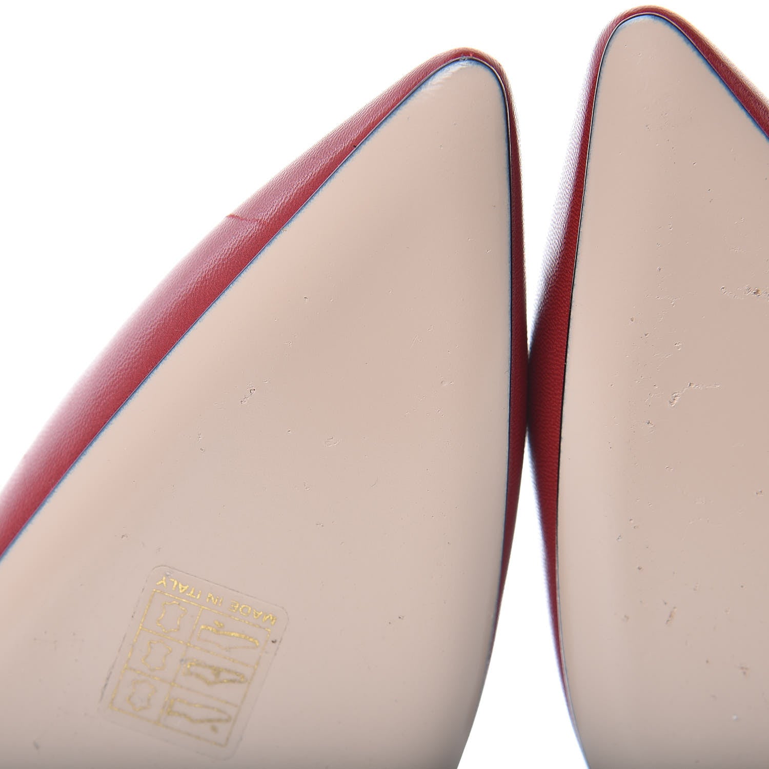 Gucci Nappa Pumps 37.5 Hibiscus Red 12 of 13
