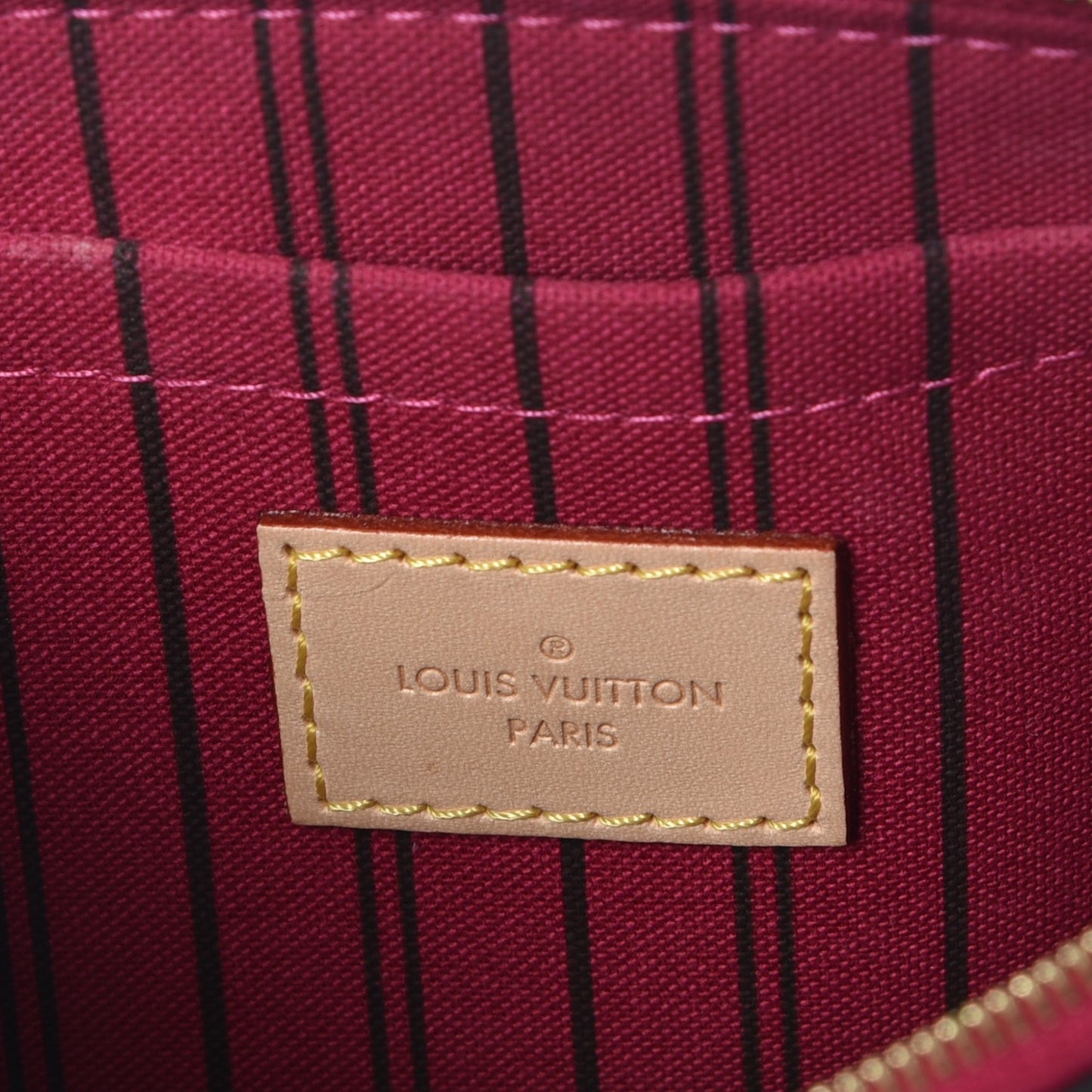 Monogram Neverfull MM GM Pochette Pivoine