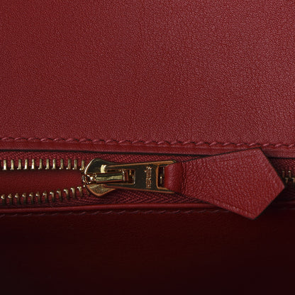 Hermes Swift Birkin 25 Rouge De Coeur 18 of 29
