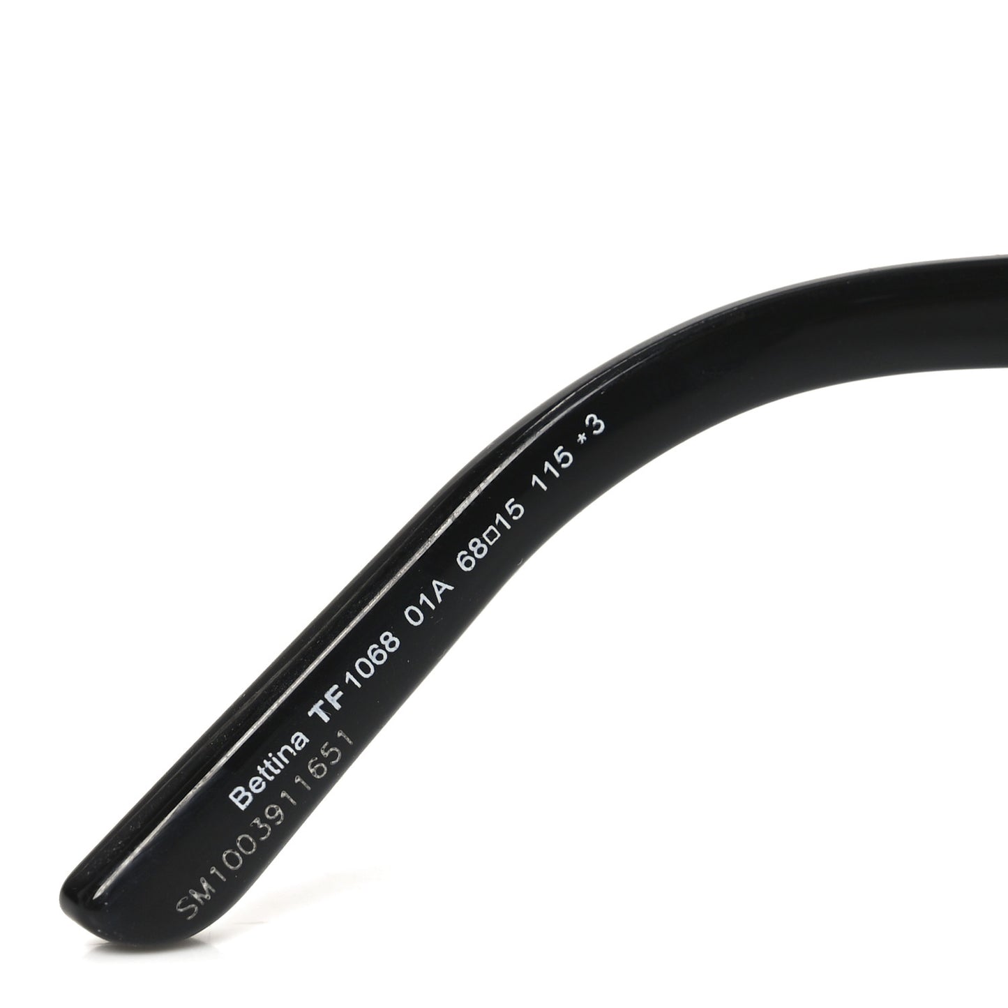Acetate Bettina Sunglasses TF1068 Black
