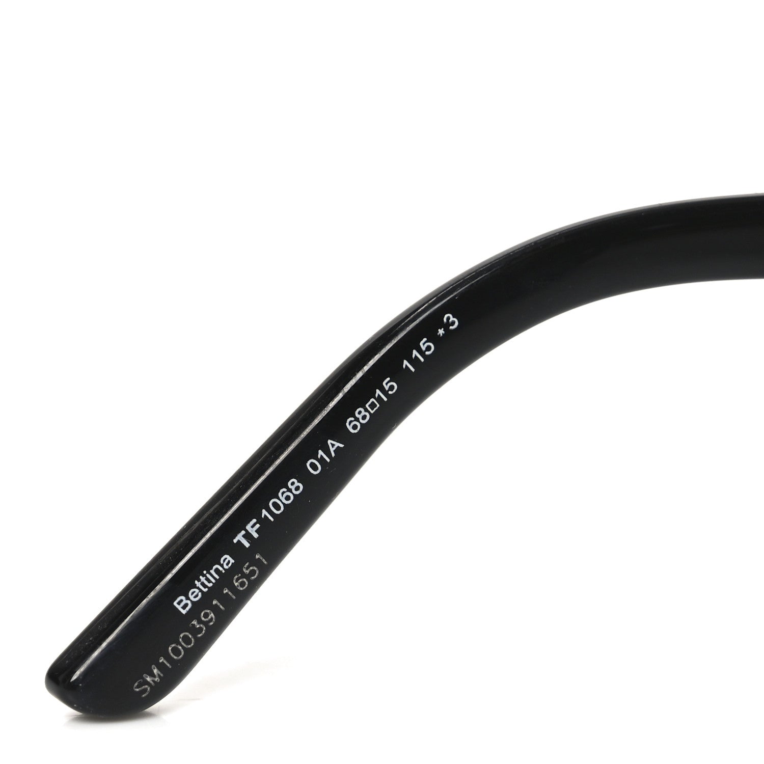 Tom Ford Acetate Bettina Sunglasses TF1068 Black 5 of 7