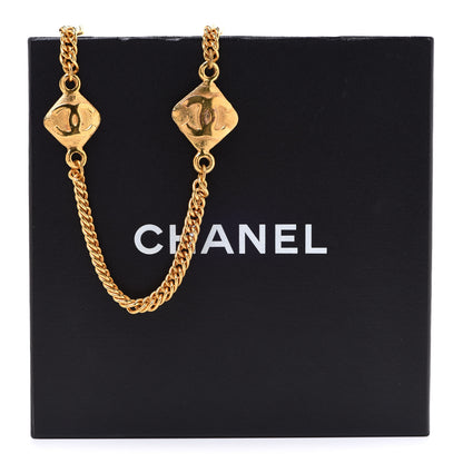 Chanel Metal CC Long Chain Necklace Gold 6 of 6