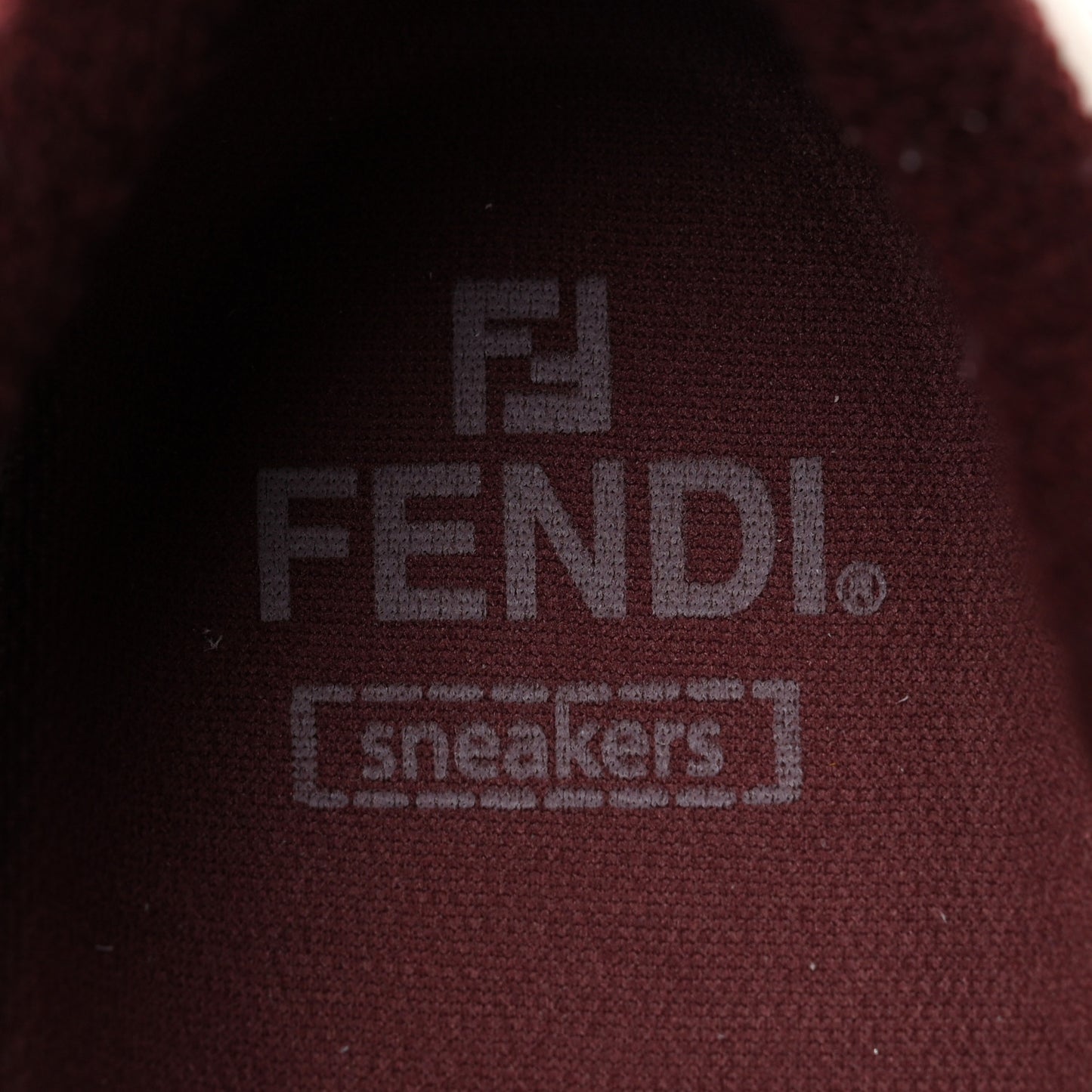 Suede Vitello Fendi Match Low Top Sneakers 40 Milk Clementine Verla