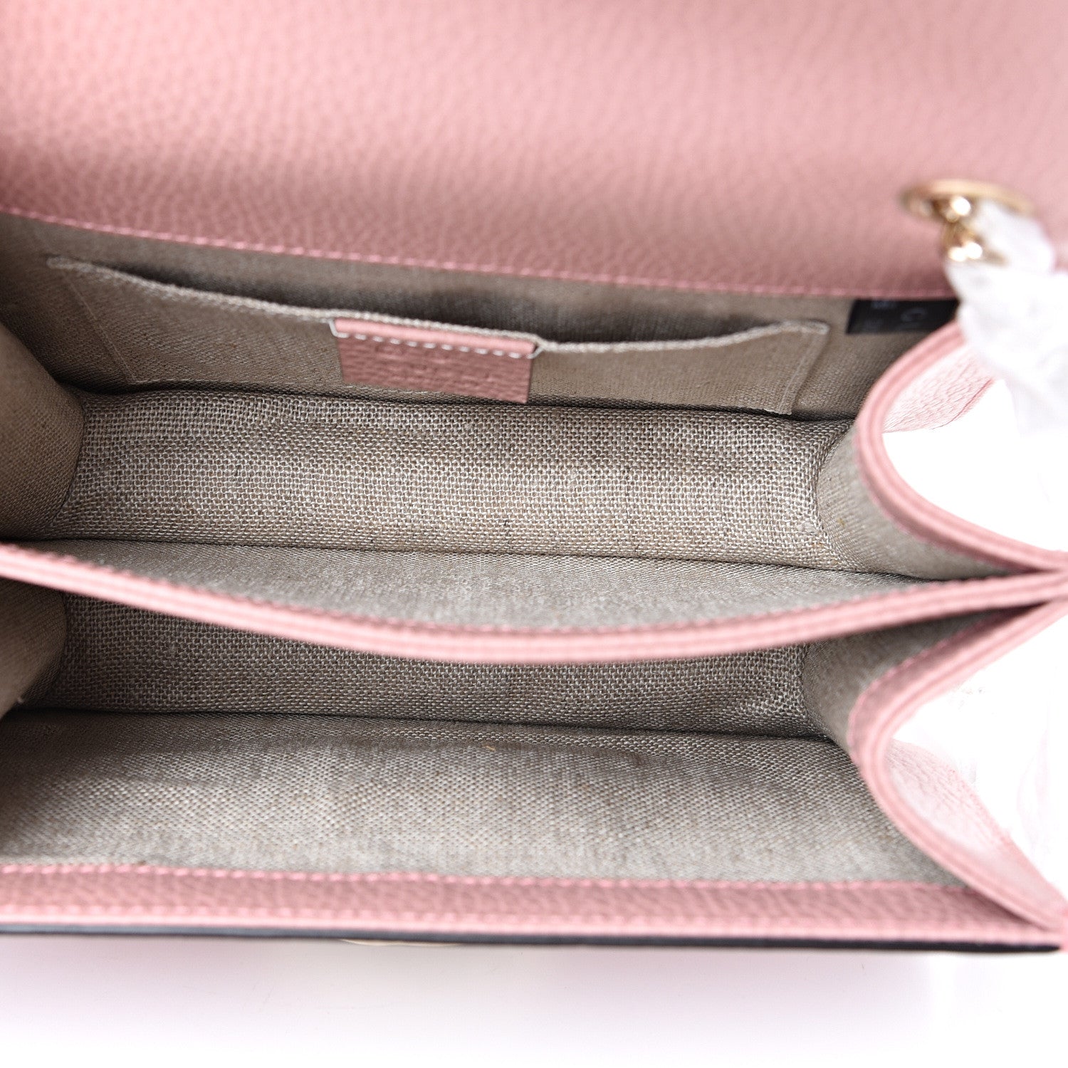 Gucci Dollar Calfskin Small Interlocking G Shoulder Bag Soft Pink 4 of 9