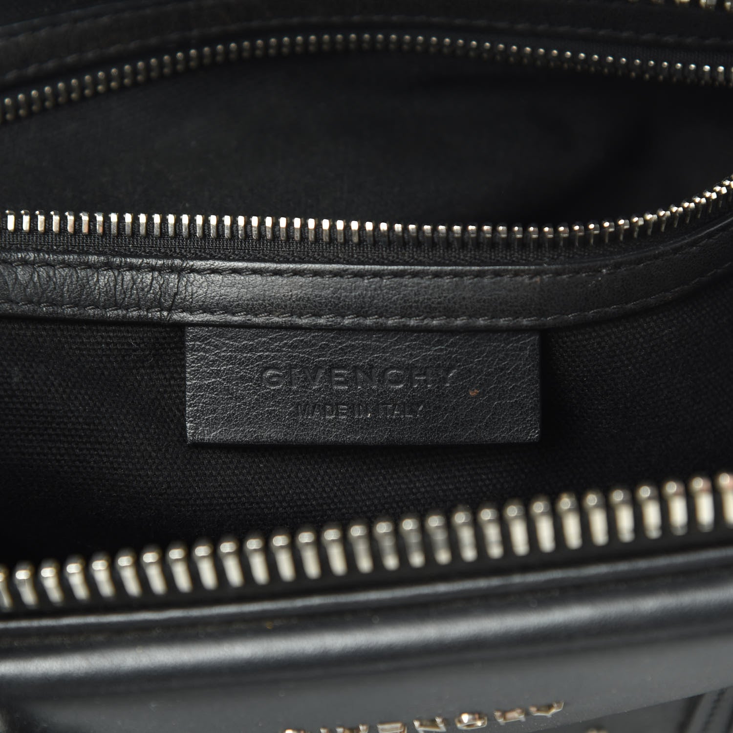 Givenchy Calfskin Medium Studded Antigona Black 6 of 15