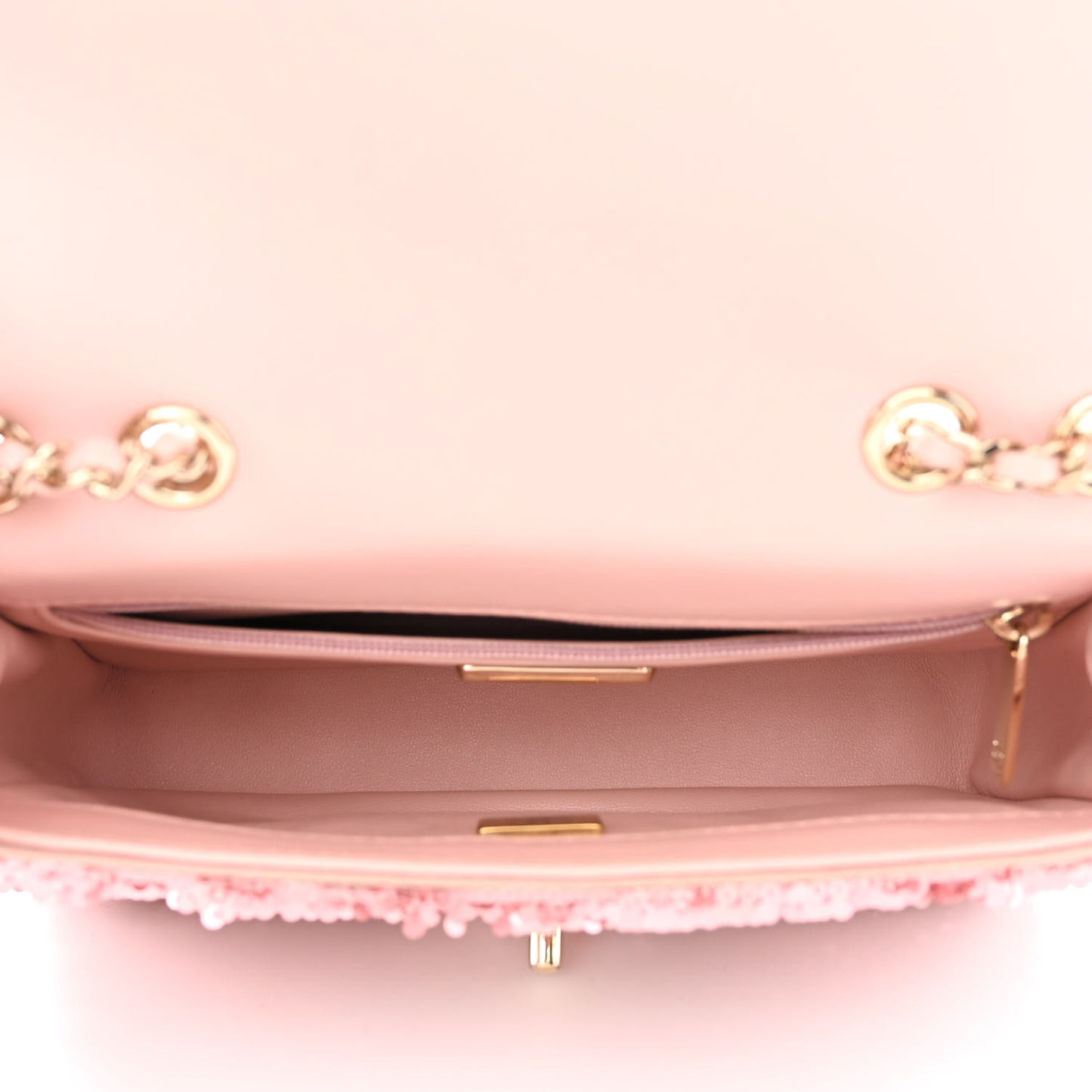 Sequin Mini Rectangular Flap Pink