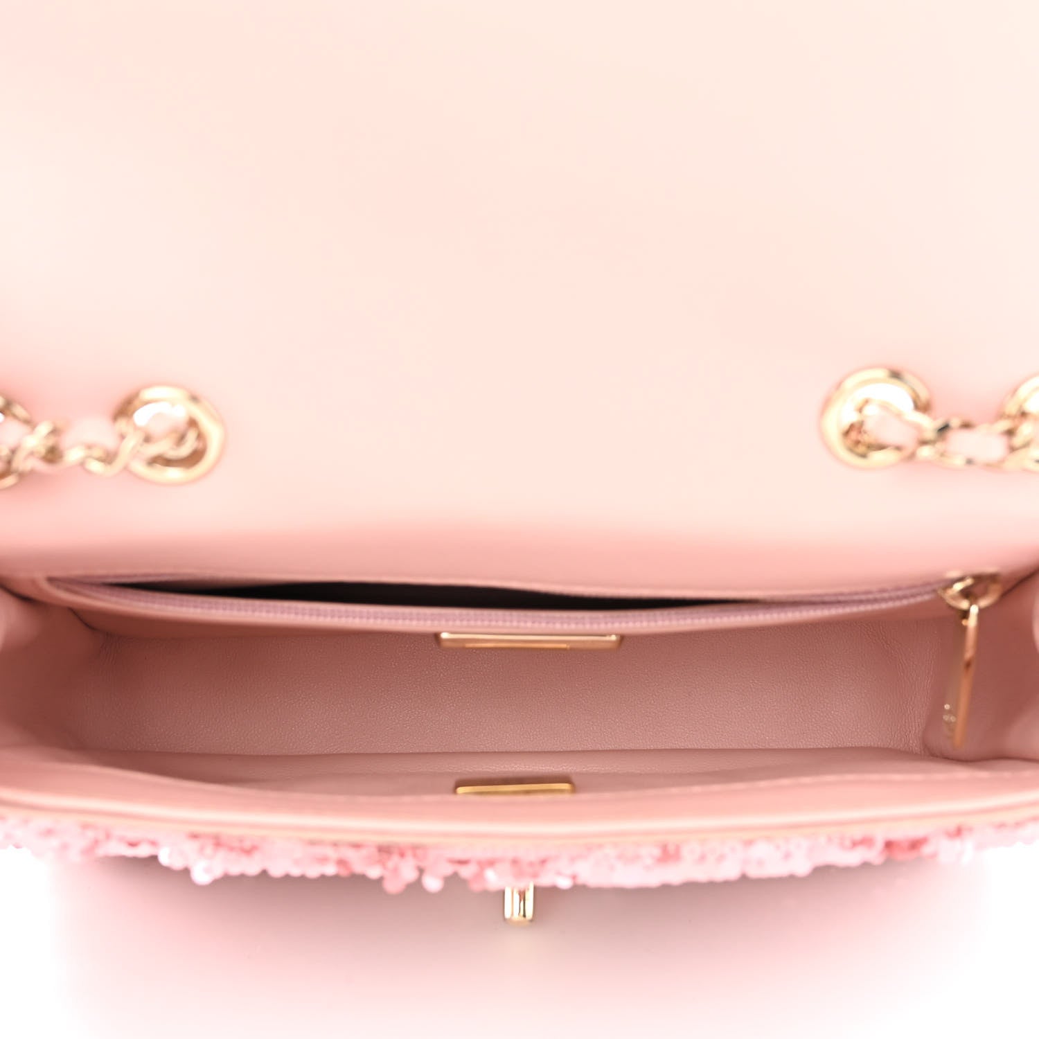 Chanel Sequin Mini Rectangular Flap Pink 5 of 10