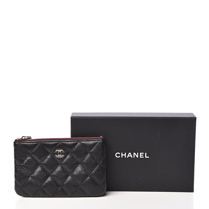 Chanel Caviar Quilted Small Cosmetic Case Black 8 of 8