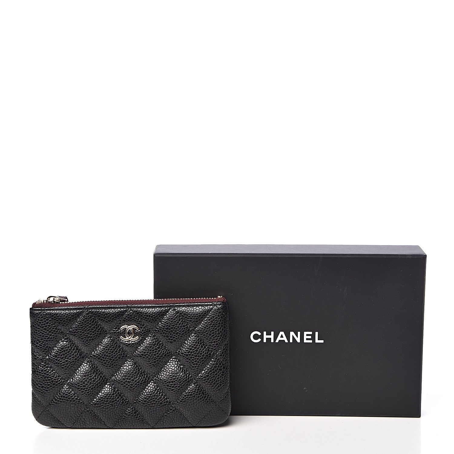 Chanel Caviar Quilted Small Cosmetic Case Black 8 of 8