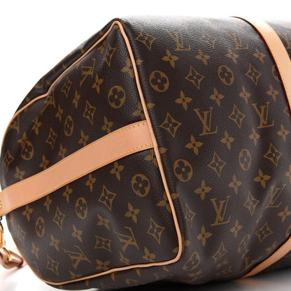 Louis Vuitton Monogram Keepall Bandouliere 50 9 of 10
