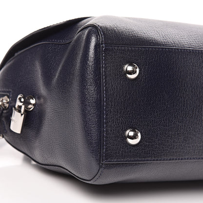 Mulberry Glossy Goatskin Small Del Rey Satchel Midnight 9 of 11